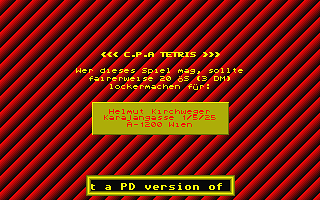 C.P.A. Tetris atari screenshot